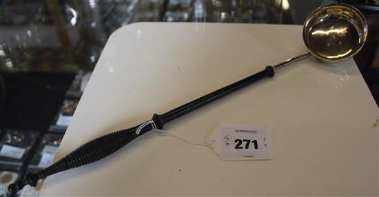 George IV Scottish silver toddy ladle(-)